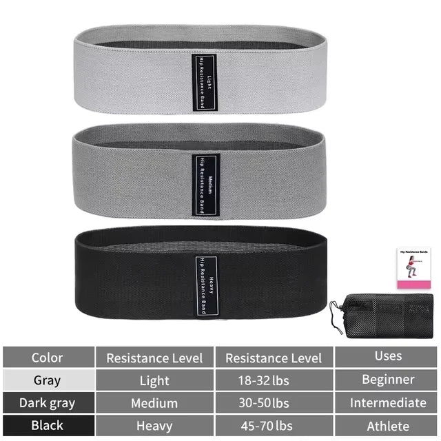 APEXGYM CO. | PowerBand Fabric Resistance Set