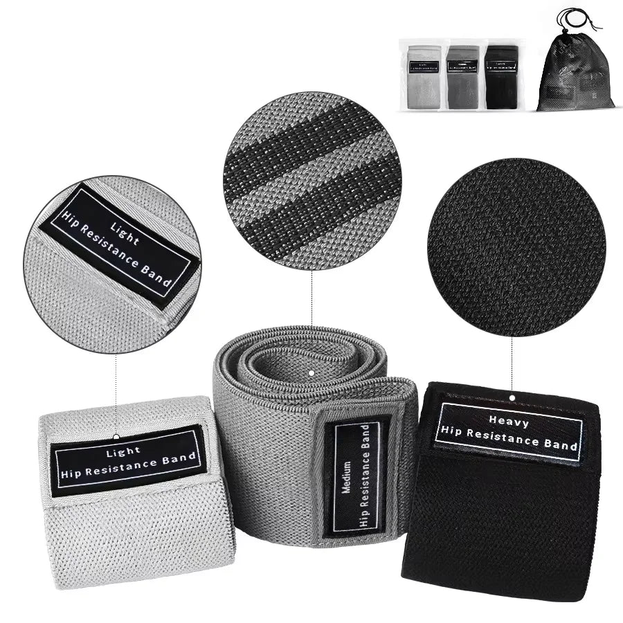 APEXGYM CO. | PowerBand Fabric Resistance Set