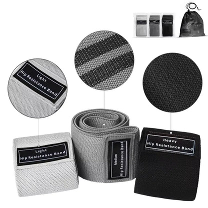 APEXGYM CO. | PowerBand Fabric Resistance Set
